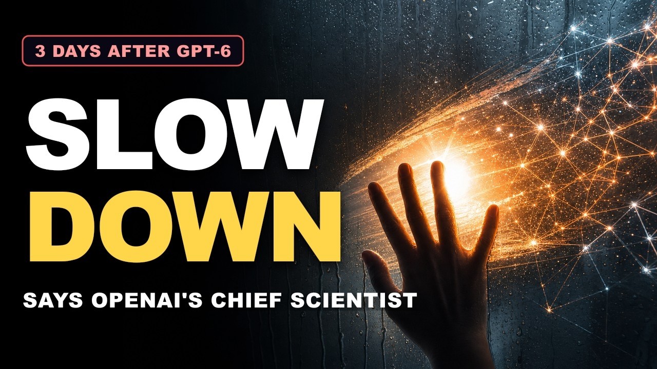 BREAKING: OpenAI's Chief Scientist Says No Lab Should Go This Fast