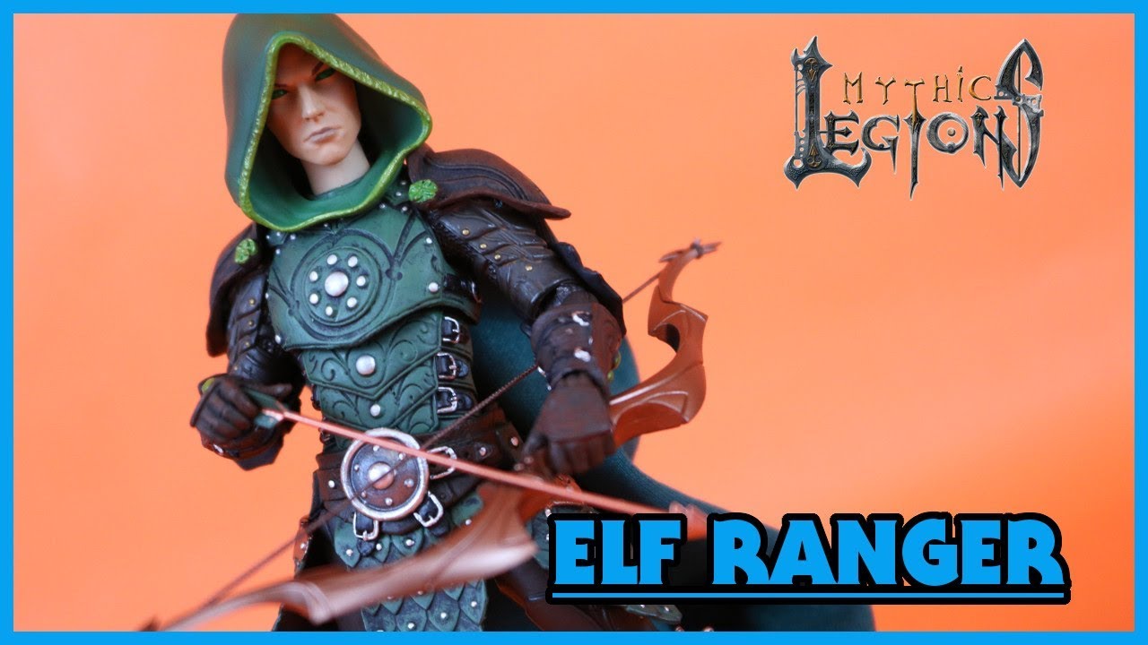 Four Horsemen Mythic Legions Advent of Decay ELF RANGER Action Figure Toy Review - Legolas, Anyone?