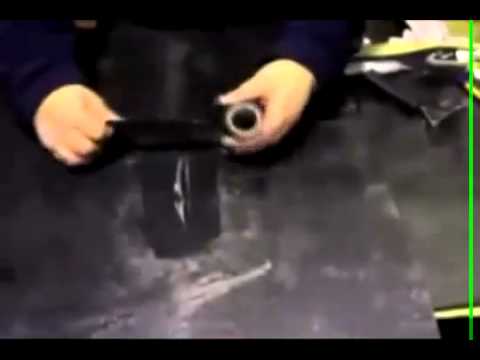 Eli-Flex Conveyor Belt & Rubber Repair Resin - Repairing a Longitudinal ...