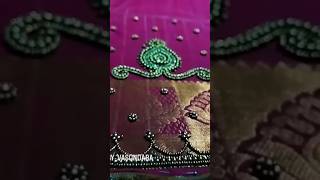 simple aari design|watch|follow #pondicherry #simpleaariworkblousedesigns