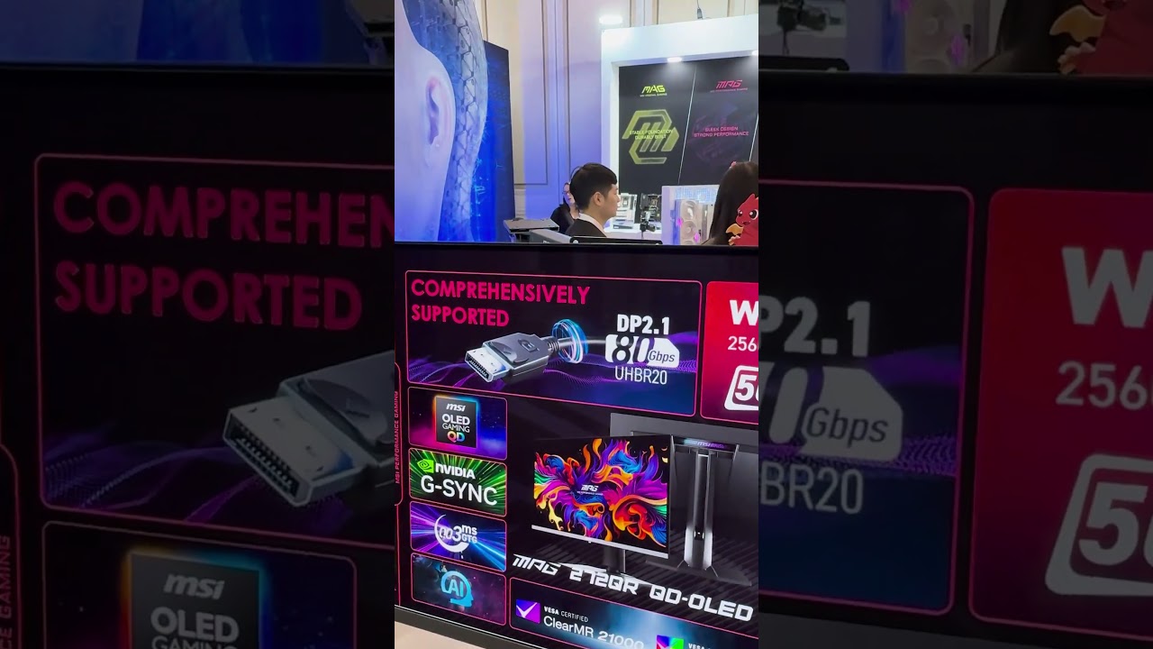 สำหรับใครที่ 240Hz ยังไม่พอใจ จัดไปเลย 500Hz !! #CES #CES2025 #msi