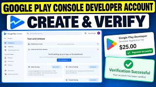 How to Create & Verify a Google Play Developer Account in 2026 | Create 1st App screenshot 4