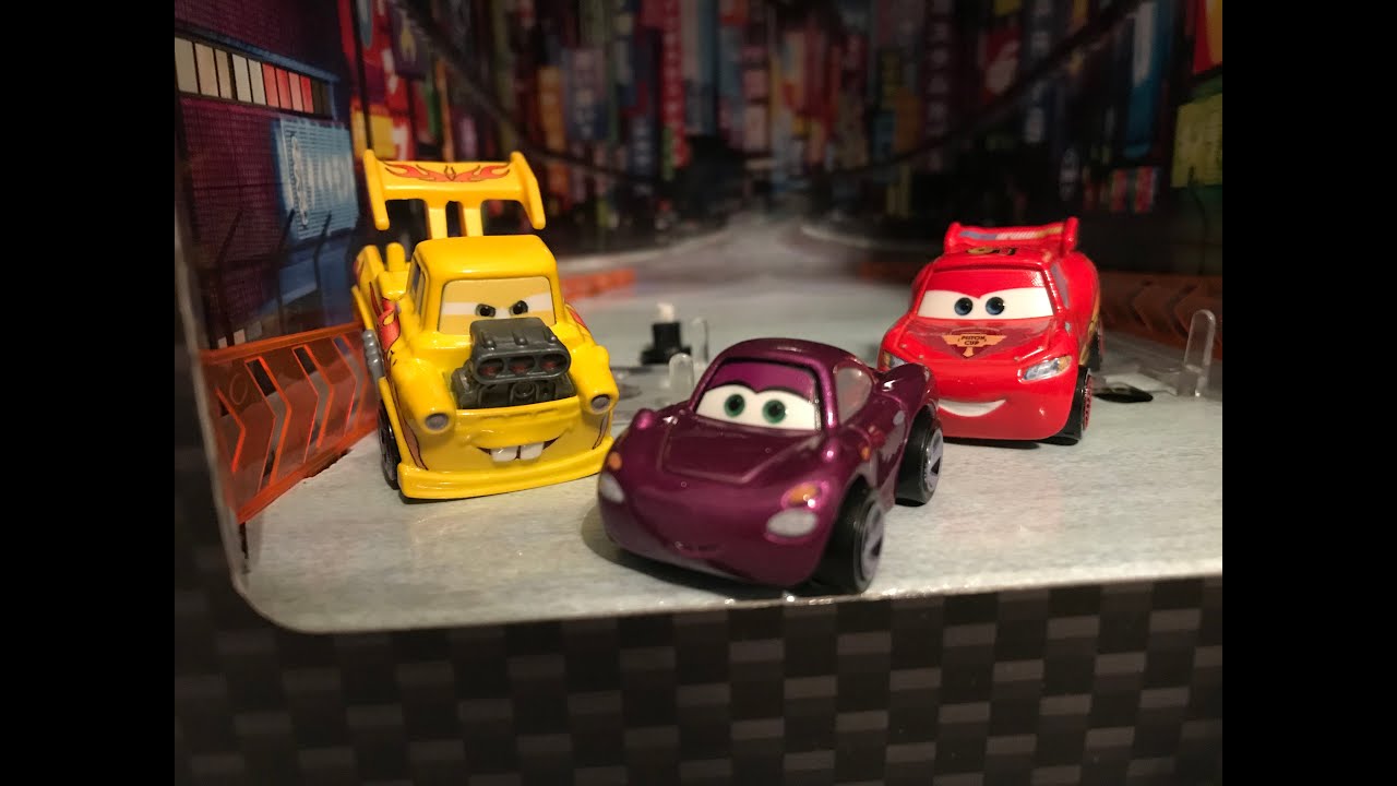 Disney Cars Mini Racers Holley Shiftwell 3-Pack Review - YouTube