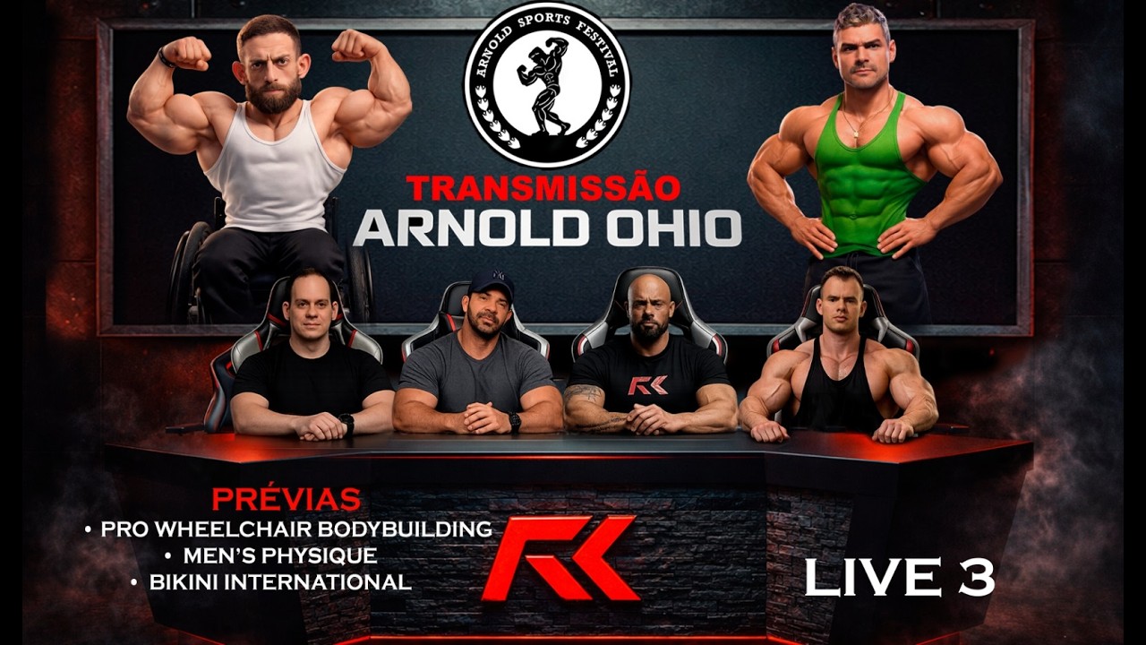 ARNOLD OHIO 26 - FINAIS OPEN - AO VIVO com Miguel Chain