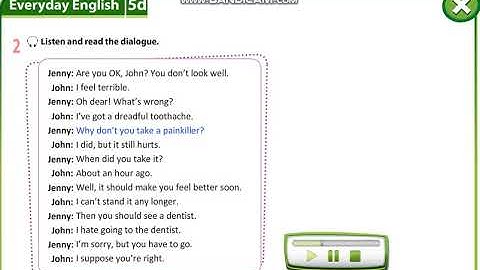 Excel 6 module 5 p60 ex2 Dialogue Listening