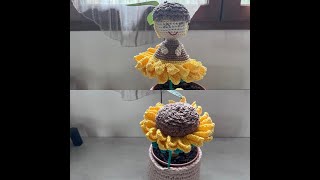 Tuto Tournesol Magique Réversible Au Crochet 