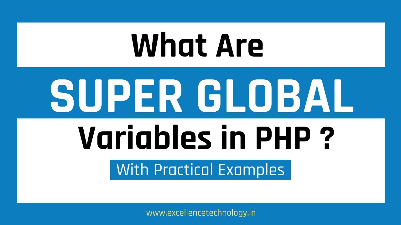 What are Super Global variables in Php ? Php Tutorial for beginners in ...