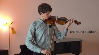 1st Concertmaster Audition Copenhagen Philharmonic - Adrian Dima (violin)