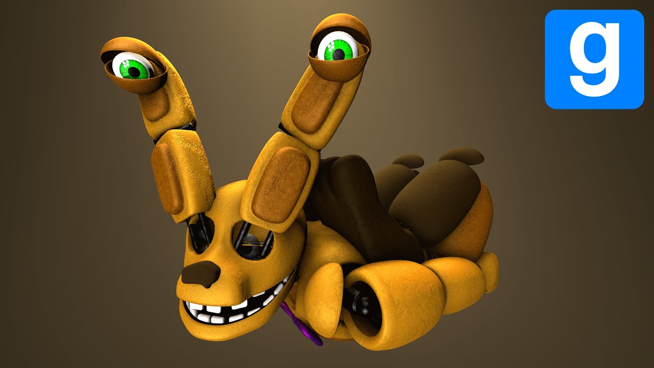 FNaF/GMOD|SpringBonnie Turns into a Snail - YouTube