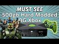 Hard Modded OG Xbox 1.0 500 GB Build #originalxbox #xbox #xboxgaming #retro #retrogaming #modified