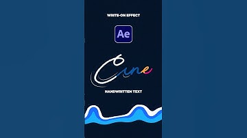 Make Animated Handwritten Text in After Effects