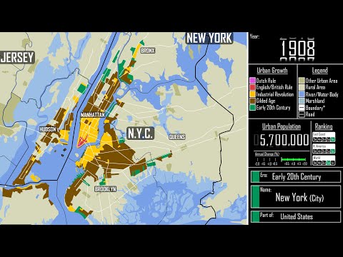 ニューヨーク市の成長：毎年