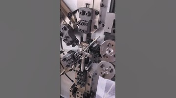 The process of automated spring coiling #goodtools #machinery #smartwork
