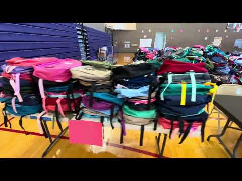 LIVE - HUGG Back-to-School School Supply Event is happening from 11:00 a.m. to 7:00 p.m.