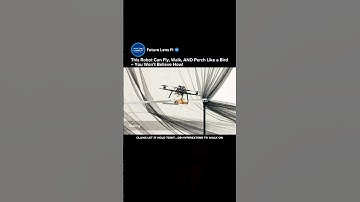 Avian-Inspired Robot Claws Let UAVs Fly, Perch & Walk | Drone Innovation #drone #robot #shorts