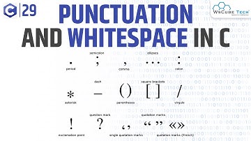 Remove Punctuation and White Space in C Programming with Example | C Programming