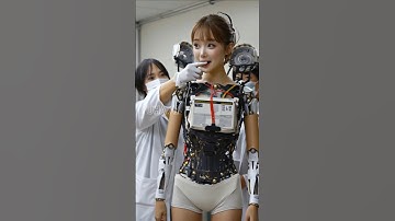 checking her battery pack. #irc #robot #shorts #humanoidrobot #robotics