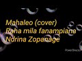 Mahaleocover version lounge raha mila fanampiana ndrina zopanage