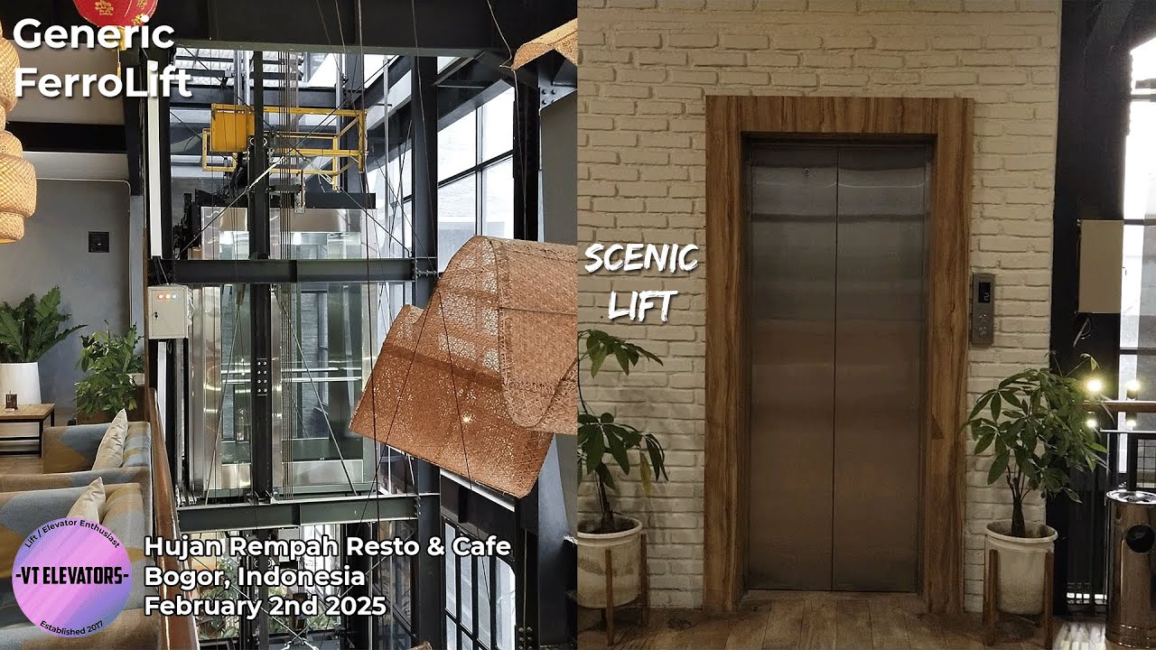 Brand New FerroLift MRL Scenic Lift - Hujan Rempah Resto & Cafe, Bogor