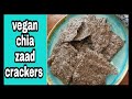 hoe maak je chia zaad crackers
