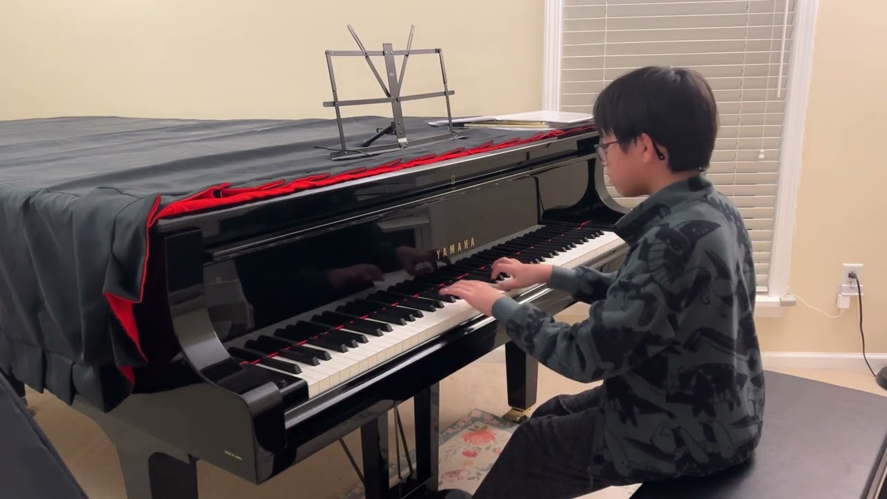 Bach: Prelude No. 15 in G major BWV 884 | WTC Book II played by AnAn Chang (11 yo)