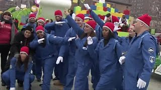 Quicken Loan's Mannequin Challenge during the Detroit Thanksgiving Parade