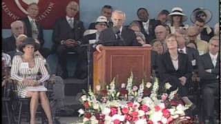 Former Supreme Court Justice David Souter's Commencement Remarks