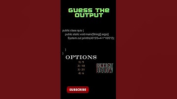 Guess the Output of This Java Program! #java 💻❓