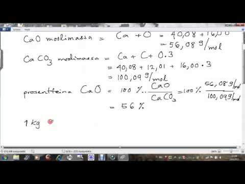 Video: Mikä on kalsiumdioksidin kemiallinen kaava?