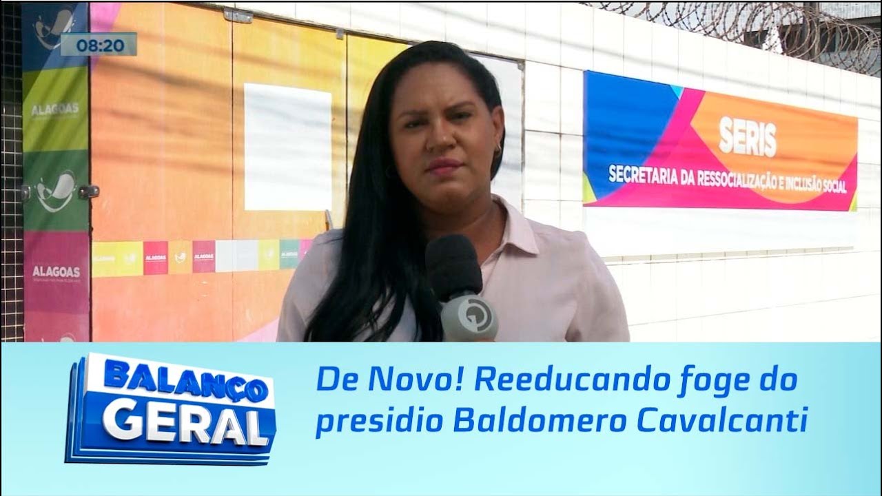 De Novo! Reeducando foge do presidio Baldomero Cavalcanti