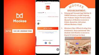 Cara Daftar dan Dapat Duit dari Aplikasi Mookee Online Shopping screenshot 1