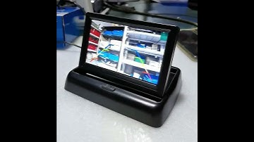 4.3"/5" Inch Car Rear View Folding Monitor HD LCD Video Auto Parking Display For Vehicle Truck Van R