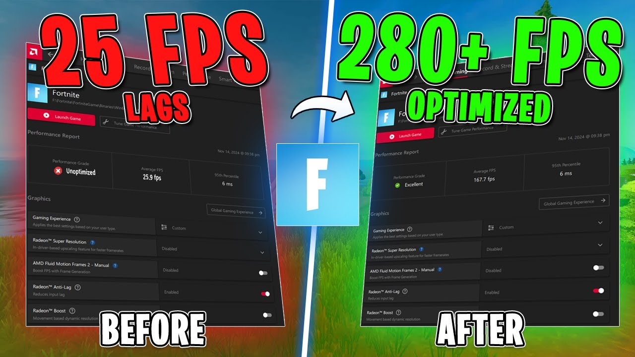 Fortnite - AMD Radeon Settings for FPS Boost and Optimize Performance📈 ...