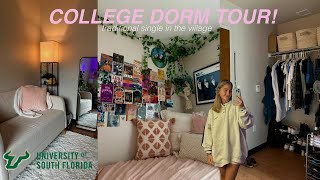 DORM TOUR! [village single @USF]