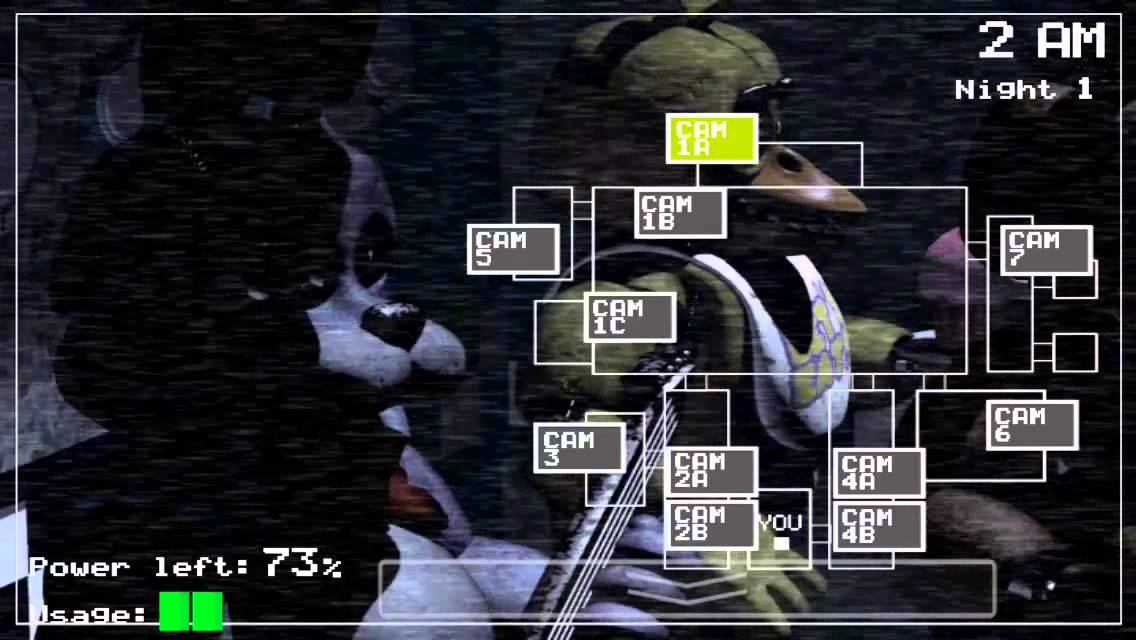 Five Nights at Freddys gameplay night 1 YouTube