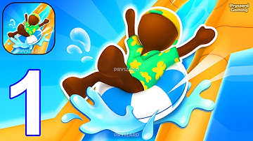 WaterPark Boys - Gameplay Walkthrough Part 1 Stickman Water Park Manager (iOS, Android Gameplay)