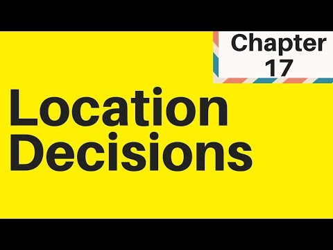 4.4 Location Decisions IGCSE Business Studies