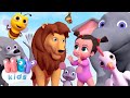 Sonidos de Animales para Niños | canción de animales | HeyKids - Canciones infantiles