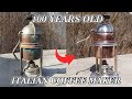 Antique coffee maker restoration