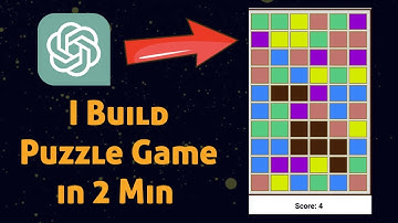ChatGPT Build A Puzzle Game In 2 Minutes #chatgpt #openai