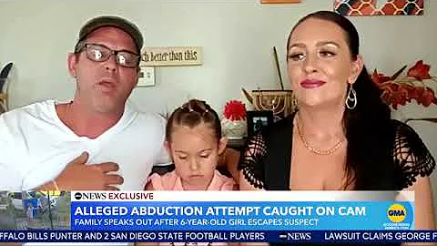 6-year-old speaks out after attempted kidnapping caught on camera: 'He let go because I screamed'