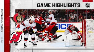 Senators @ Devils 12/6/21 | NHL Highlights