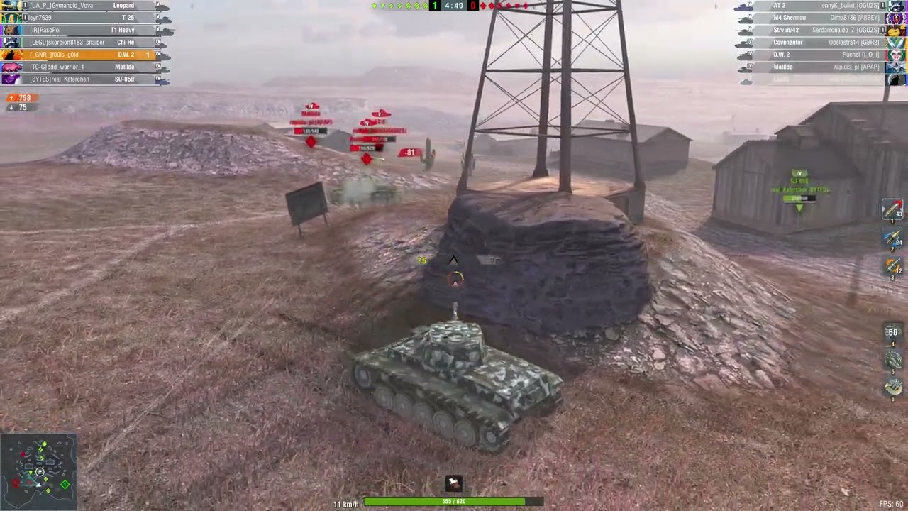 WoT Blitz | acing DW2 in Copperfield | bottom tier