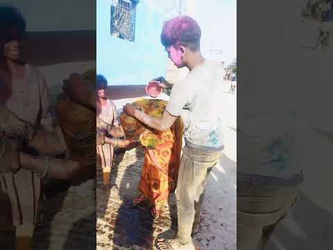 bhabhi ke sang holi me rang gulal udayenge