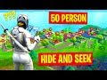 50 PERSON HIDE AND SEEK (Biggest Stream Sniper Event Yet!)