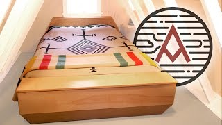 Custom Bed Thats Perfect for a Tiny Space   Woodworking