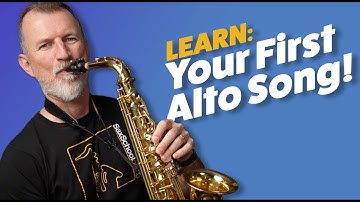 Saxophone Lesson   Beginner Alto First Song