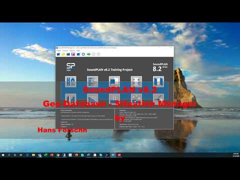 SoundPLAN 8.2 Geo-Database Situation Manager