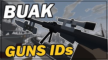 How to Find all IDs of Guns on Buak in Unturned