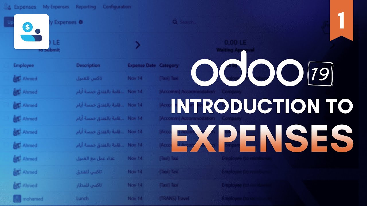 Simplify Expense Management| Odoo 19 Expenses Application- HR Module ...